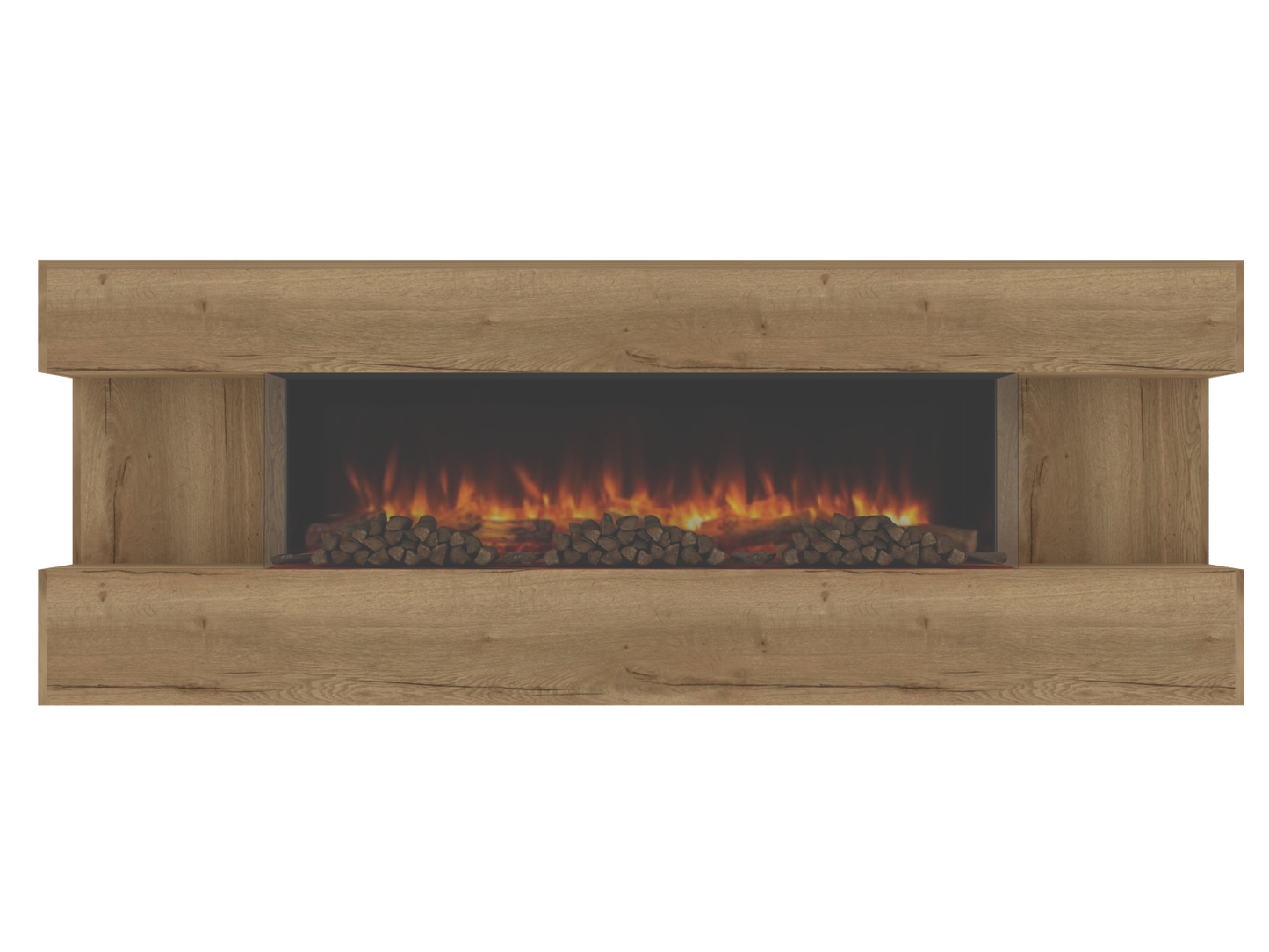 300B Three-Sided RECESED Electric Fire Housing