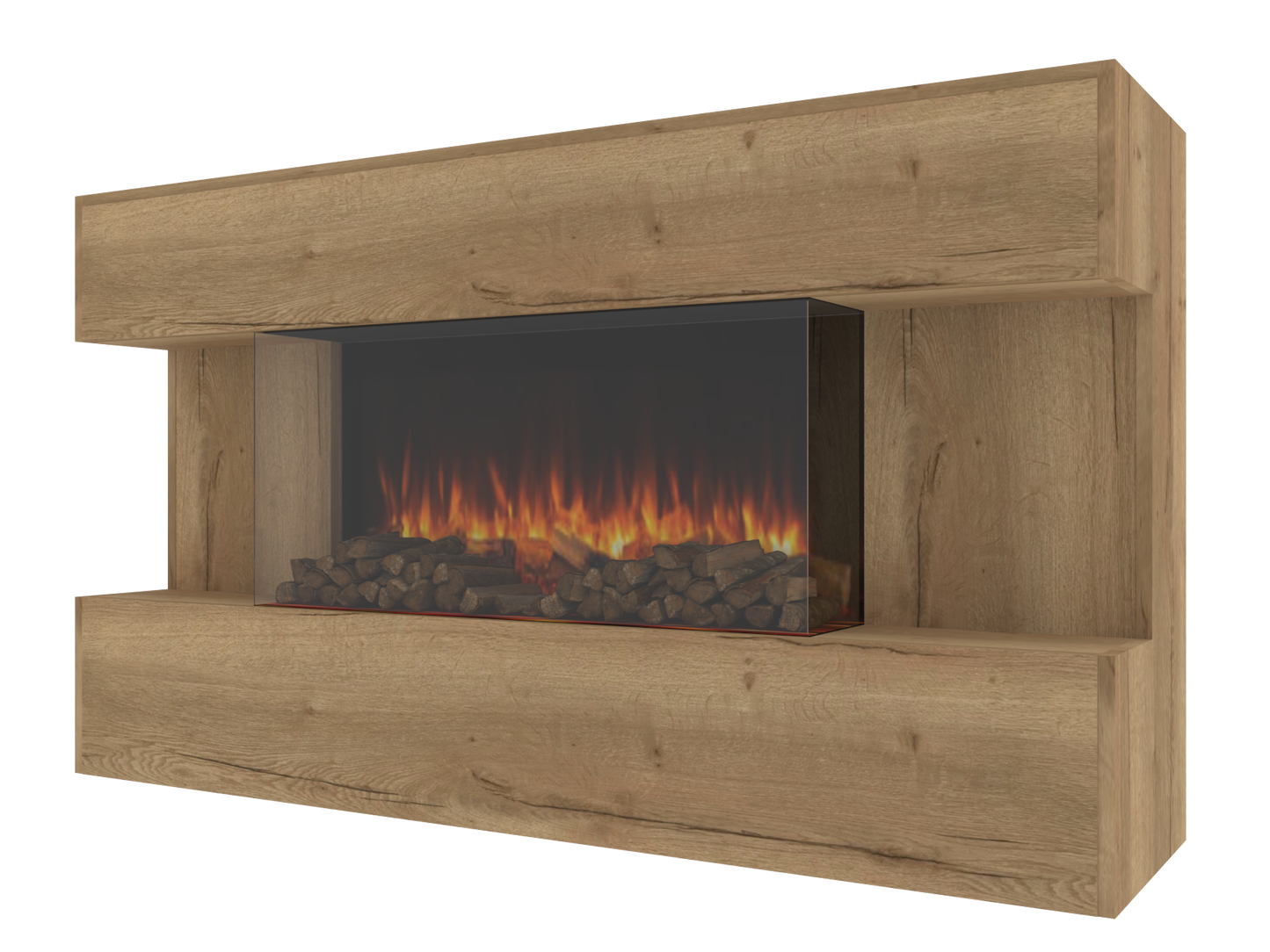 300B Three-Sided RECESED Electric Fire Housing