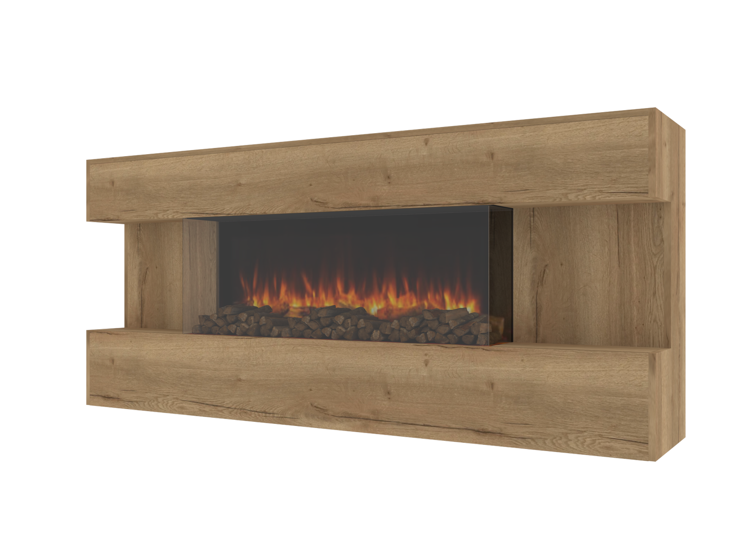 300B Three-Sided RECESED Electric Fire Housing
