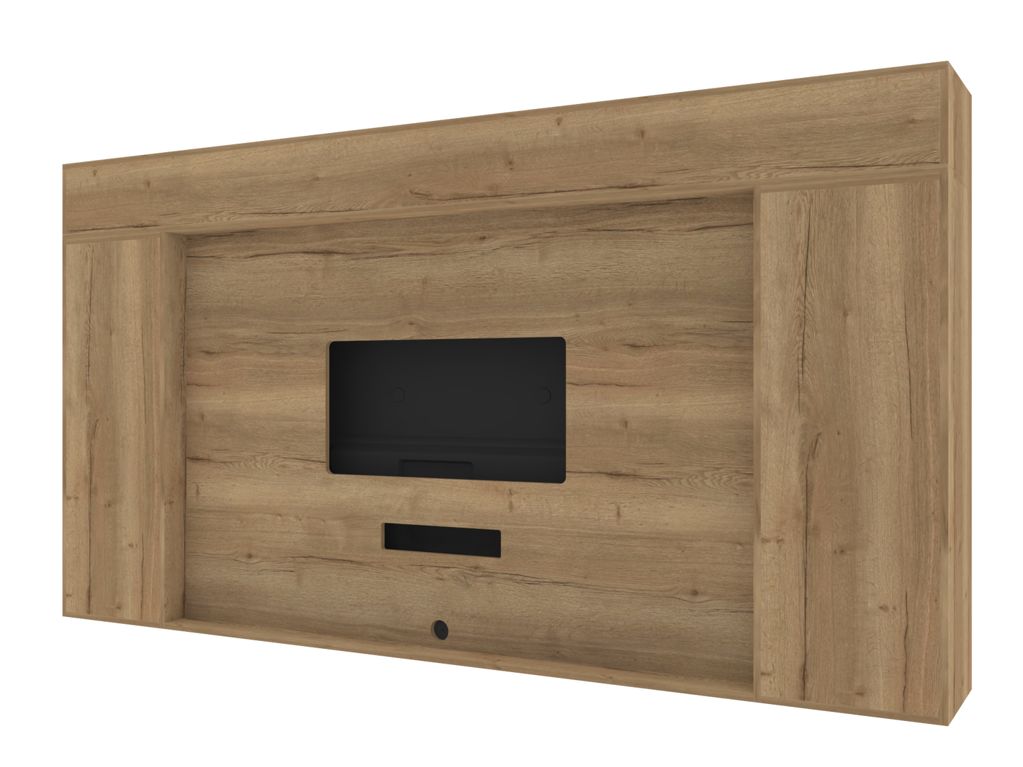 400 TV Housing Unit with Storage and Soundbar Boxing -Mediawall component