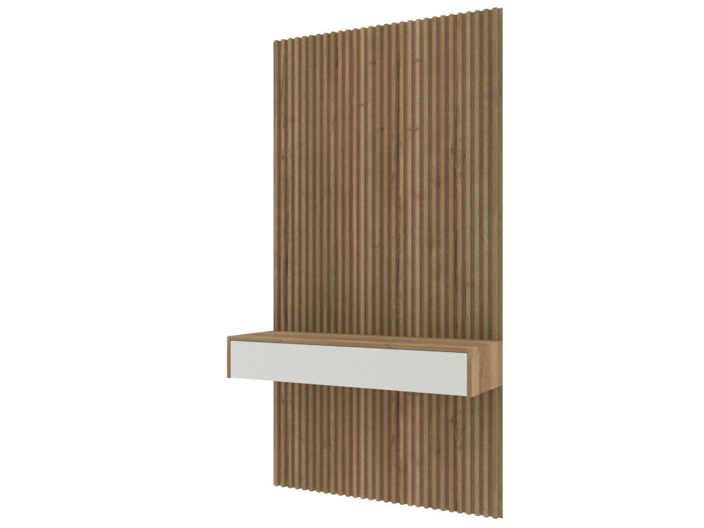 502 Base floating unit with wall panel