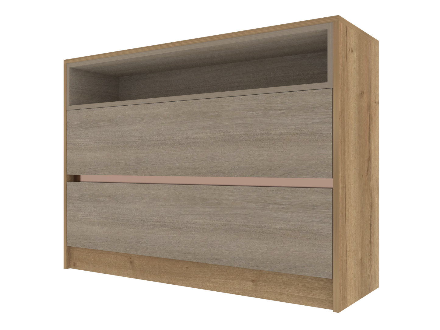 507 2 Base Unit with Drawers and Open Soundbar Shelf H900