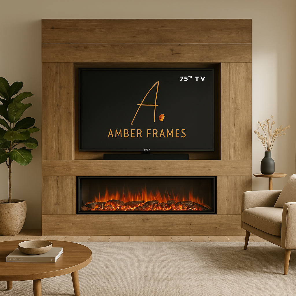 Custom Media Walls – Fireplace Feature or Clean TV Display