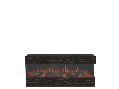 Two-Sided Electric Fire Housing Unit Media Wall Unit - W800 H2400 mm eReflex 55RW - W1000 H2400 mm eReflex 75RW