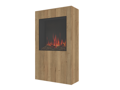 One-Sided Electric Fire Housing Media Wall Unit