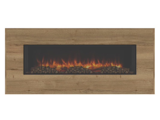 One-Sided Electric Fire Housing Media Wall Unit