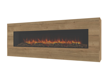 One-Sided Electric Fire Housing Media Wall Unit