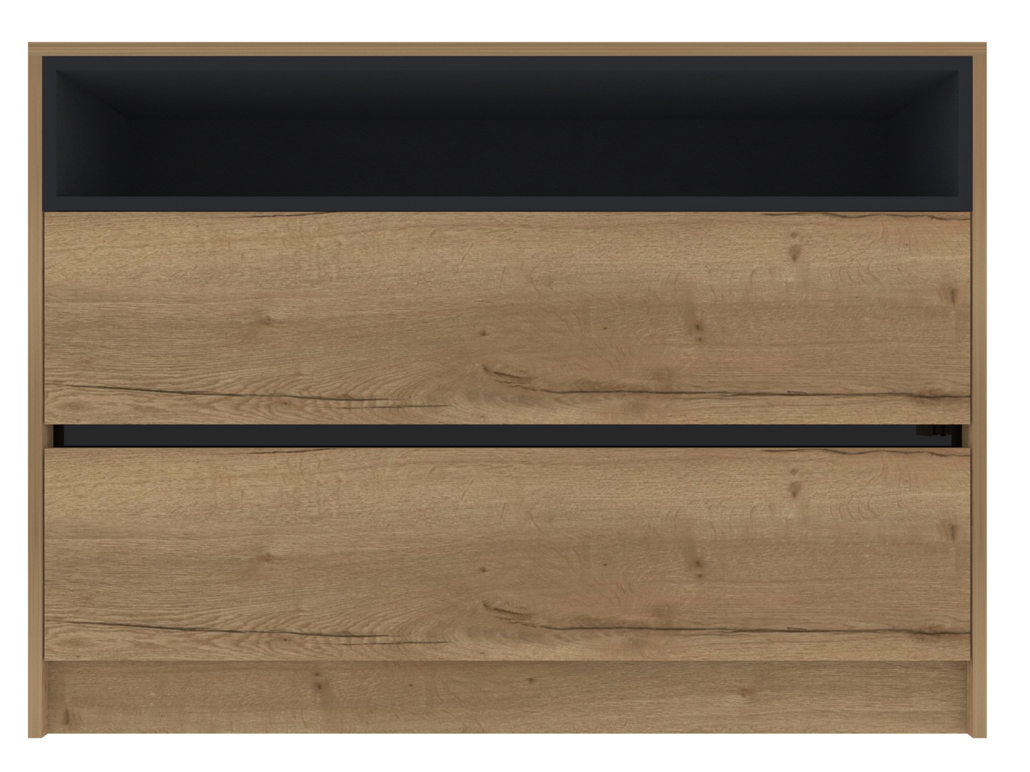 507 2 Base Unit with Drawers and Open Soundbar Shelf H900