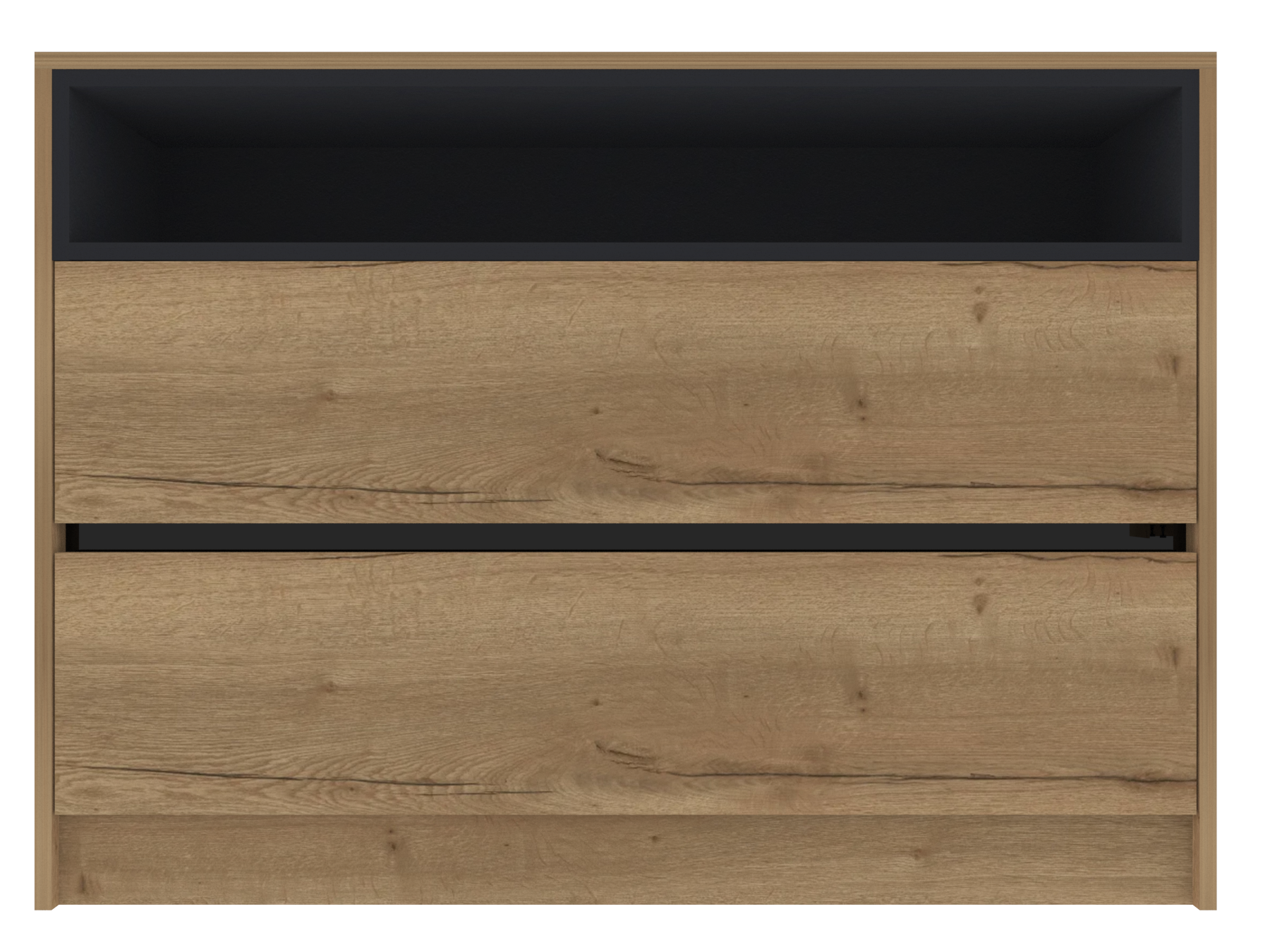 507 2 Base Unit with Drawers and Open Soundbar Shelf H900