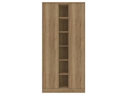 604 Combined Tall Display and Storage Unit with Slab Door
