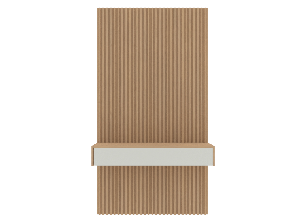 502 Base floating unit with wall panel