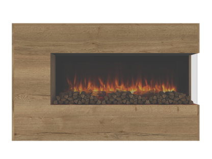 Two-Sided Electric Fire Housing Unit Media Wall Unit