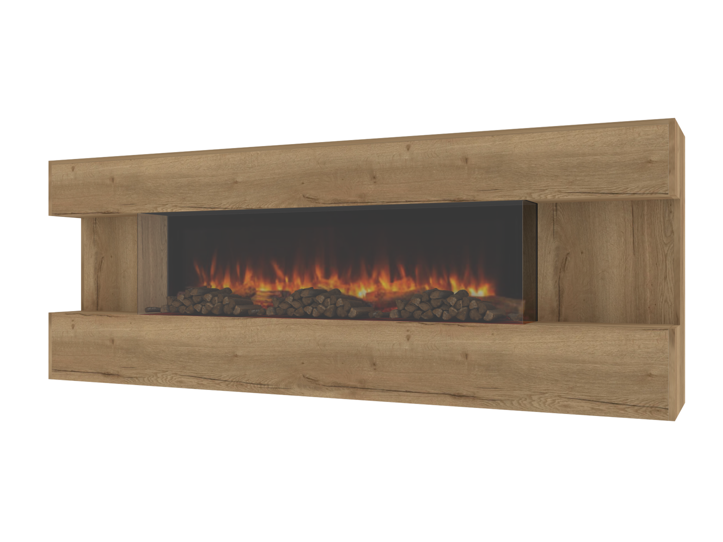 300B Three-Sided RECESED Electric Fire Housing
