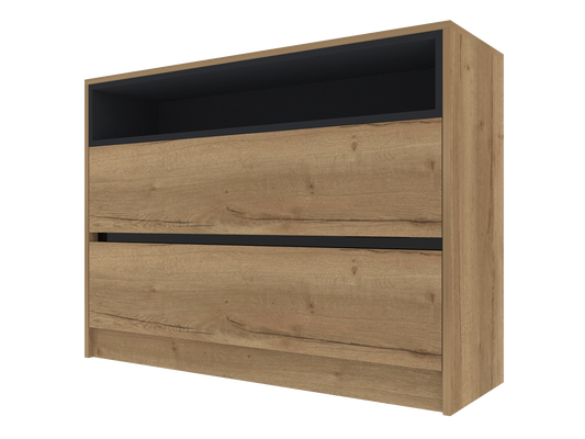 507 2 Base Unit with Drawers and Open Soundbar Shelf H900