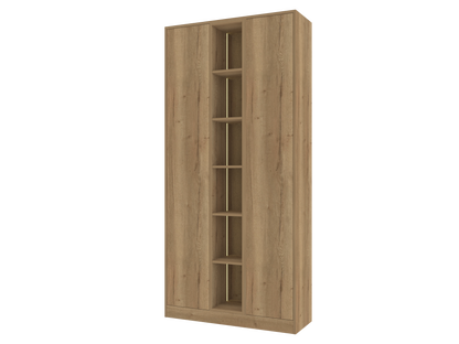 604 Combined Tall Display and Storage Unit with Slab Door