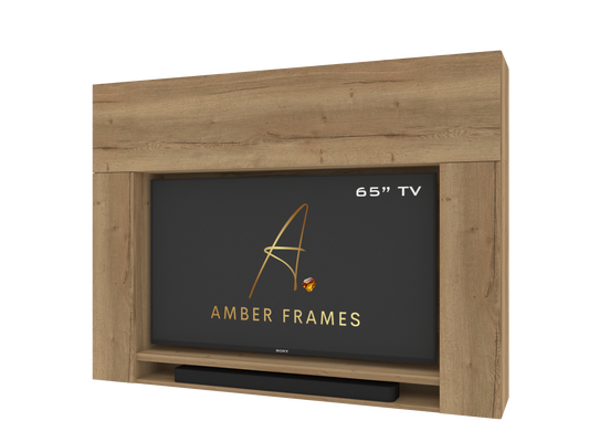 400 TV Housing Unit with Storage and Soundbar Boxing -Mediawall component