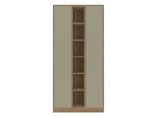 604 Combined Tall Display and Storage Unit with Slab Door