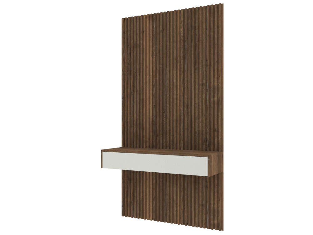 502 Base floating unit with wall panel