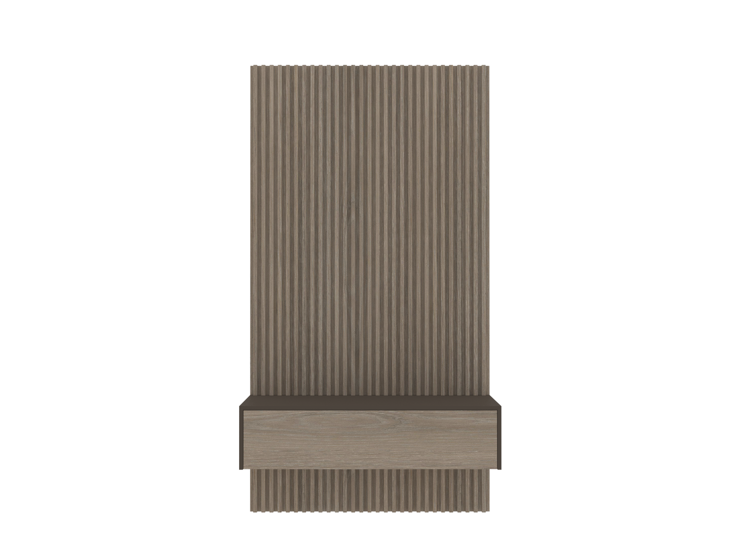 503 Floating table with wall panel