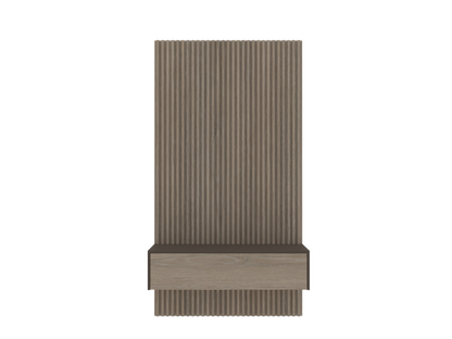 503 Floating table with wall panel