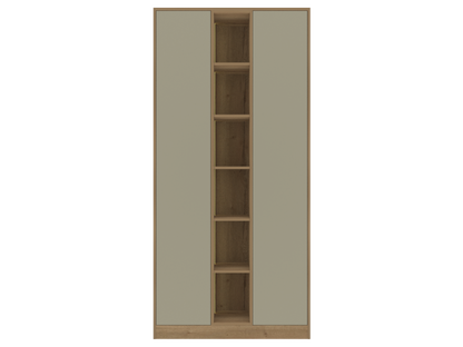 604 Combined Tall Display and Storage Unit with Slab Door