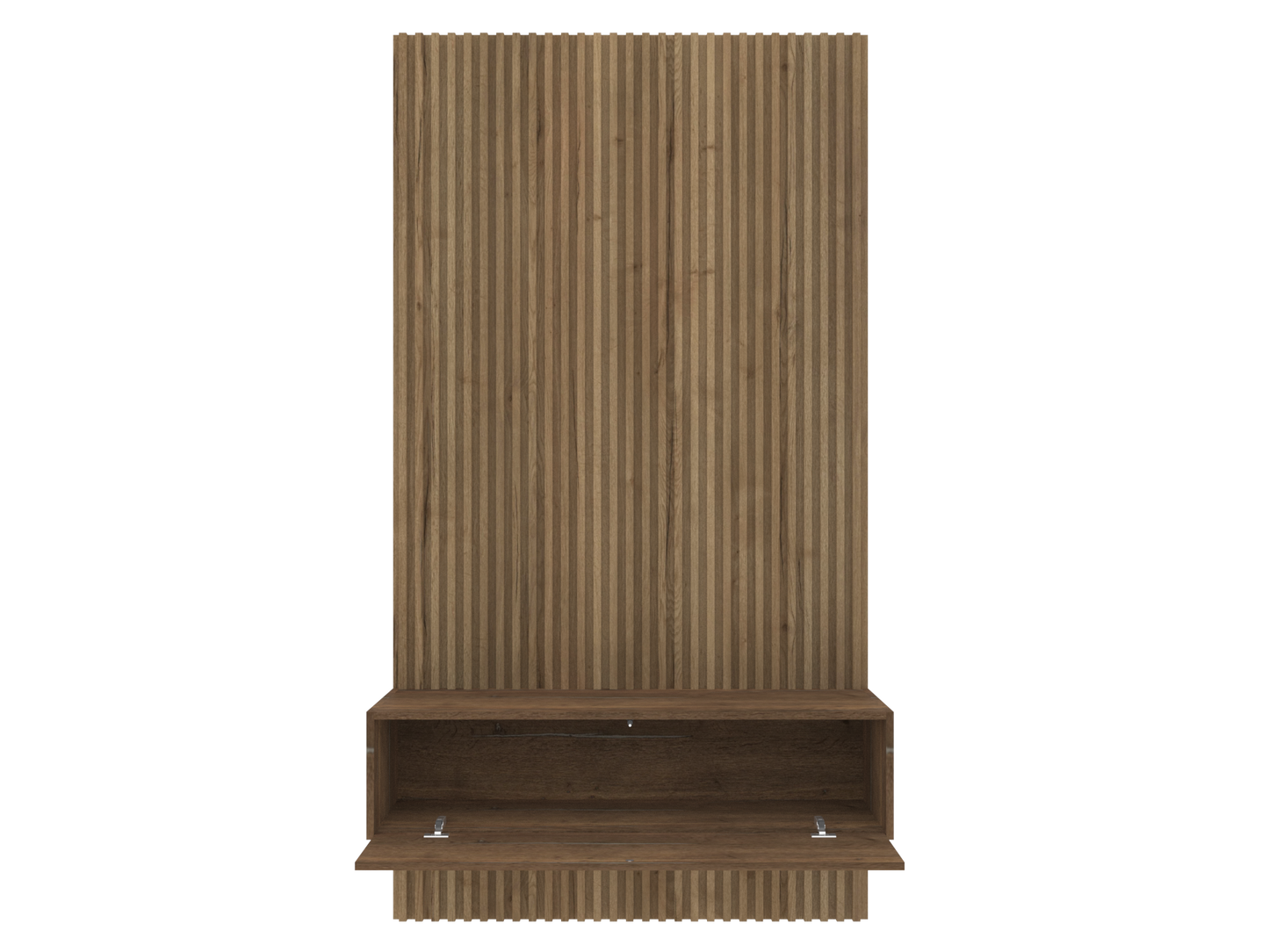 503 Floating table with wall panel