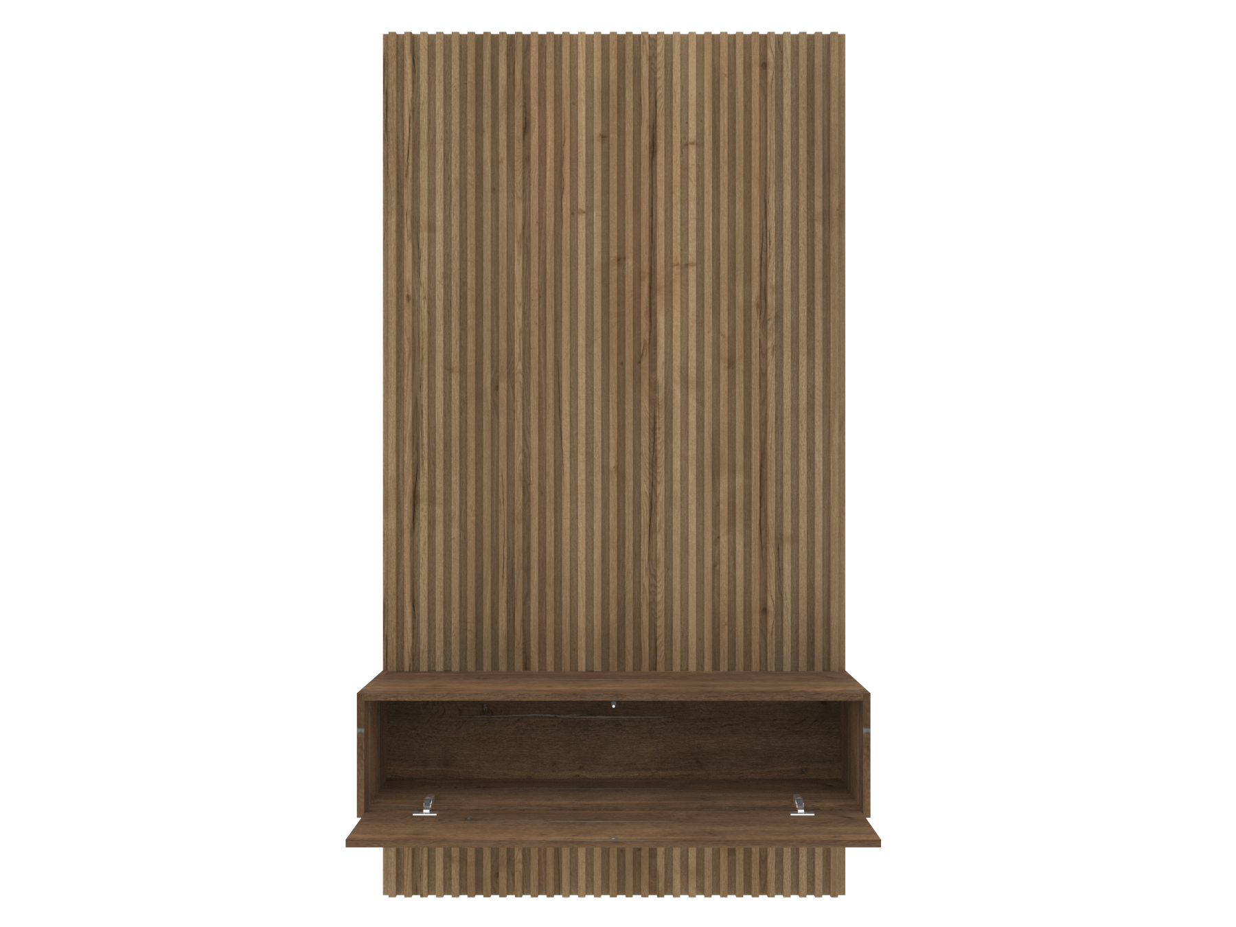 503 Floating table with wall panel