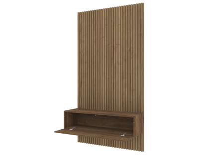 503 Floating table with wall panel