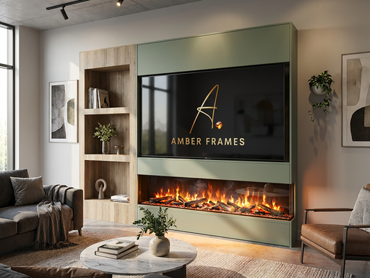 The Ember Luxe 85 — DualView Illuminated Display Edition | Premium Media Wall