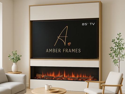 The Ember Luxe 85 — SingleView Edition | Premium Media Wall
